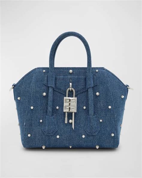 givenchy antigona look inside|mini antigona lock denim tote bag.